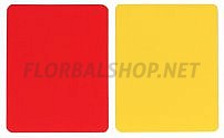 Karty pro rozhodčí červená + žlutá