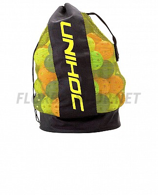 Unihoc Ballbag black-neon yellow