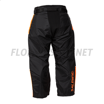 Salming Atlas Goalie Pant JR Orange/Black brankářské kalhoty