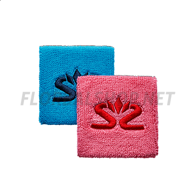 Salming potítka Wristband Short 2-pack Blue/Pink