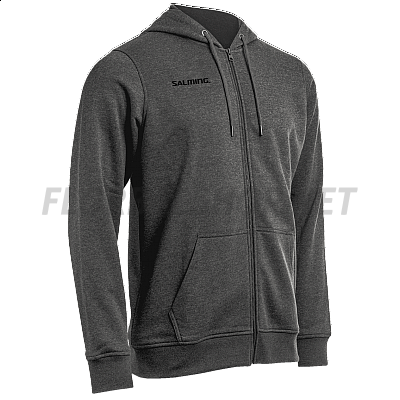 Salming Core 21 Hood JR Grey Melange Mikina