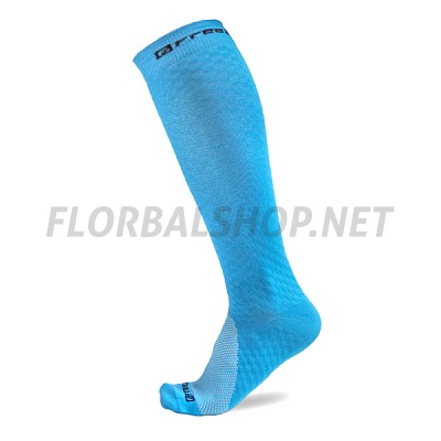 Freez Long Compress Socks Ice Blue