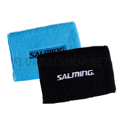 Salming Wristband Mid 2.0 2-pack Cyan/Black