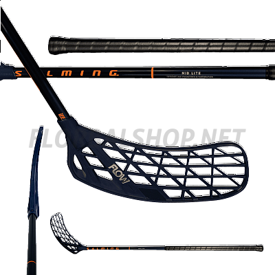 Salming Flow Midlite 32 JR Navy/Nectarine