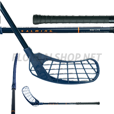 Salming Quest2 Mid Minilite 35 Navy/Nectarine