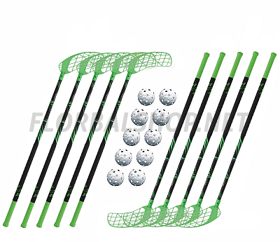 ACCUFLI AirTek A100 Green (10 hokejek)