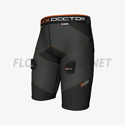 Shock Doctor 378 Ice Hockey Cross Compression Short with AirCore Cup