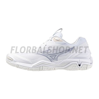 Mizuno Wave Stealth 6 / White/Aleutian/Cloud Pink