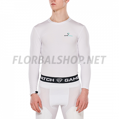 Gamepatch kompresní triko (dlouhý rukáv) White