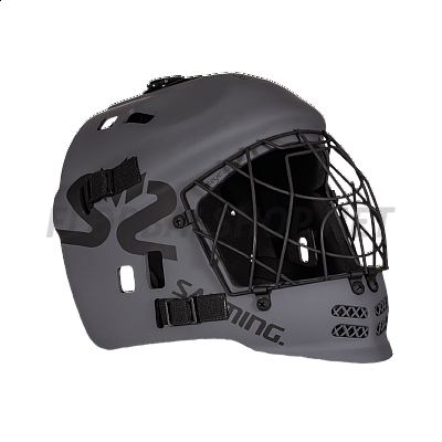 Salming Core Helmet JR Dark Grey brankářská maska