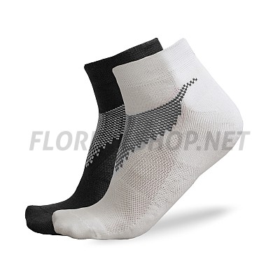 Freez Ancle Socks 2-pack black+white