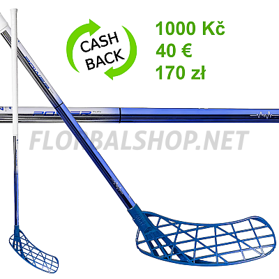 Zone floorball Air/Two Power 27 Thin chrome/blue
