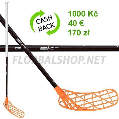 Zone floorball Air/One 3K 29 Thin black/orange