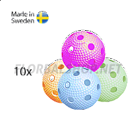 Salming míčky Aero Ball Colour 10 pack