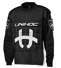 Unihoc brankářský dres Shield JR black/white