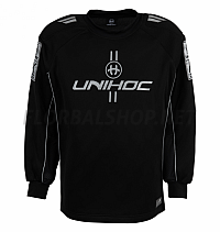 Unihoc Goalie Sweater Alpha Black/Silver