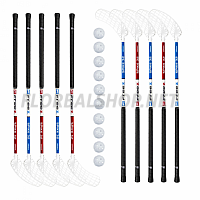 Florbalový set Freez Spike 32 round MB 85cm (10 hokejek)