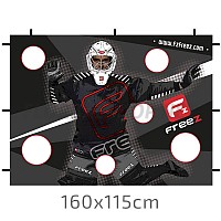 Freez Floorball Autobrankář Goal buster 160 x 115 Black