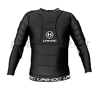 Unihoc brankářská vesta Flow black/white SR