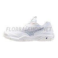 Mizuno Wave Stealth 6 / White/Aleutian/Cloud Pink