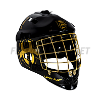 Unihoc brankářská maska Shield black/gold