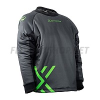 Oxdog brankářský dres Goalie Shirt JR Black/Green padded