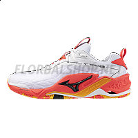 Mizuno Wave Stealth Neo 2(U) / White/Fiery Coral 2/Citrus