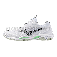 Mizuno Wave Stealth 6(U) / White/Black/Frozen Emerald
