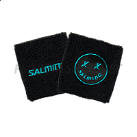 Salming Wristband Short 2-pack ICON Black / Laguna Blue