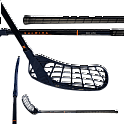 Salming Quest2 Mid Midlite 35 JR Navy/Nectarine