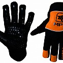 MPS Orange brankářský set + maska Pro Flame - Orange/Chrome + Florbalové rukavice MPS