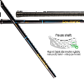 Salming P-Series Carbon Impact Shaft 27 Black