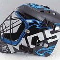 MPS ELITE brankářsky set BLUE + maska Pro Flame - Black/Blue + Florbalové rukavice MPS