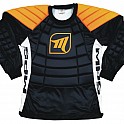 MPS ELITE brankářsky set Orange + maska Pro Flame - Orange/Chrome + Florbalové rukavice MPS