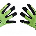 MPS ELITE brankářsky set Green + maska Pro Flame - Green/Chrome + Florbalové rukavice MPS