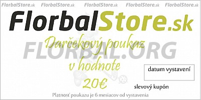 Darčekový poukaz 20, 50, 80, 100, 120