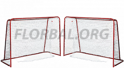 Set 2 ks - MPS florbalová bránka BIG GOAL 160x115cm so sieťou pre školy 8 kg