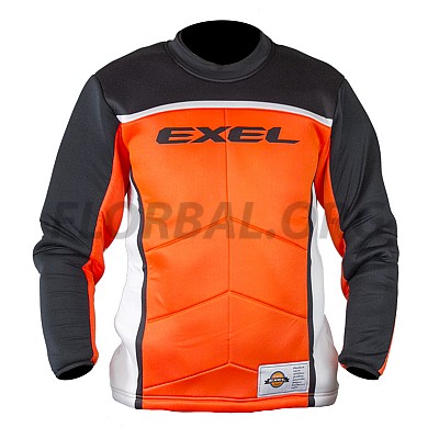 Exel S60 brankársky dres orange/black SR