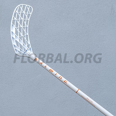 Salming Flow Midlite 32 JR White/Nectarine