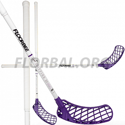 Floorbee SpitFire 29 Carbon PRO light white/purple