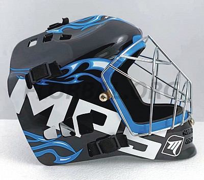 MPS brank. maska Pro Flame - Black/Blue/Chrome