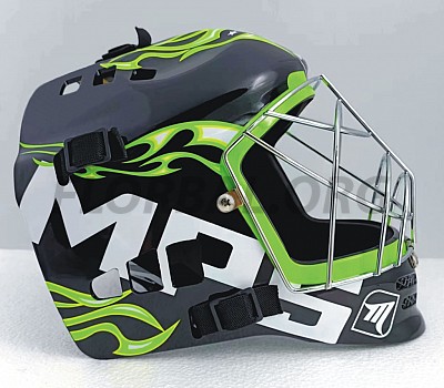 MPS brank. maska Pro Flame - Black/Green/Chrome