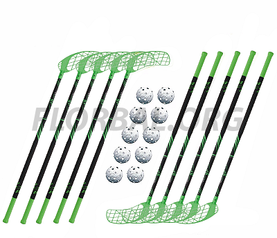 ACCUFLI AirTek A100 Green (10 hokejek)