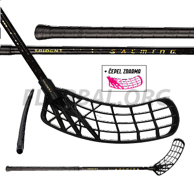 Salming Trident Q-series Carbon Pro 2.0 LTD 29 Black/Gold + čepeľ zdarma