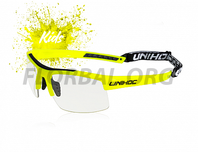 Unihoc okuliare Energy kids Neon Yellow