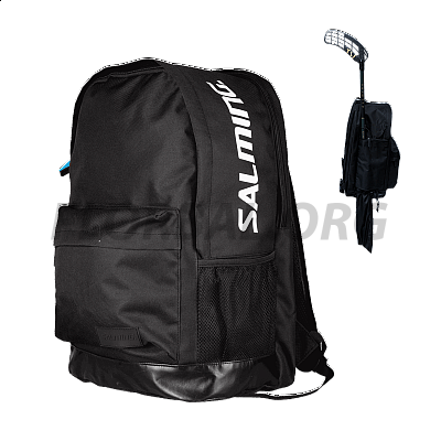 Salming Backpack with stick holder Black