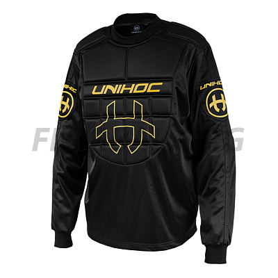 Unihoc brankársky dres Shield JR black/gold