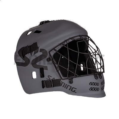 Salming Core Helmet JR Dark Grey brankárská maska