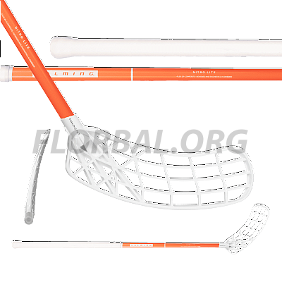 Salming Nitrolite Trident 30 JR Coral/White