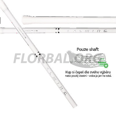Salming Q-series Carbon Pro 2.0 RD Shaft 29 White/Silver